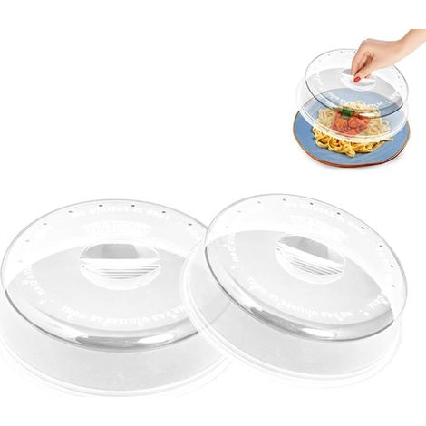 cloches micro-ondes pour cuisine Couvercles micro-ondes Cloches micro-ondes de 24 cm et 27 cm de diamètre.