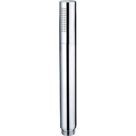 Doccia minimal tonda cromata ottone 196 mm 56 fori 1/2” M  Tecom