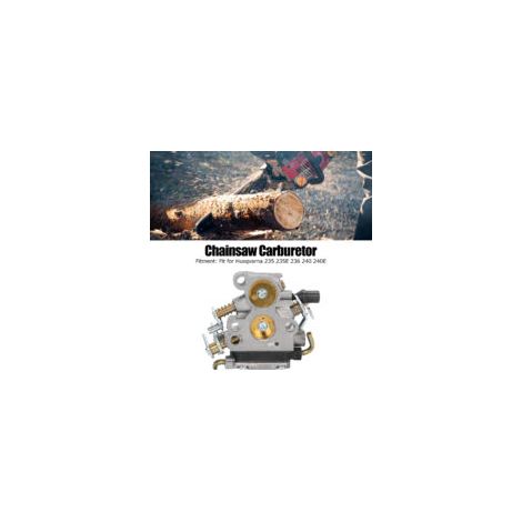 Kit filtre à carburant et carburateur S-GIANT, pompe à carburant et carburateur compatibles avec les tronçonneuses Husqvarna 235, 235E, 236, 240 et 240E