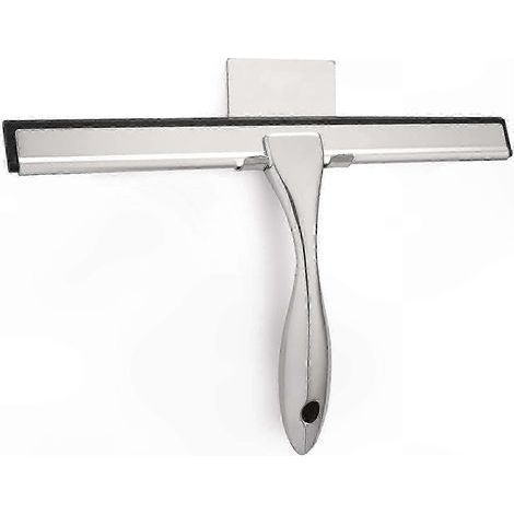 Raclette en acier inoxydable pour surfaces vitrées - Multi-usage pour le nettoyage de la maison et des véhicules (1/5)
