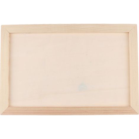 cadre de photo en bois naturel cadre de cadre d'art cadre d'affichage de bureau 30x20cm (1/5)
