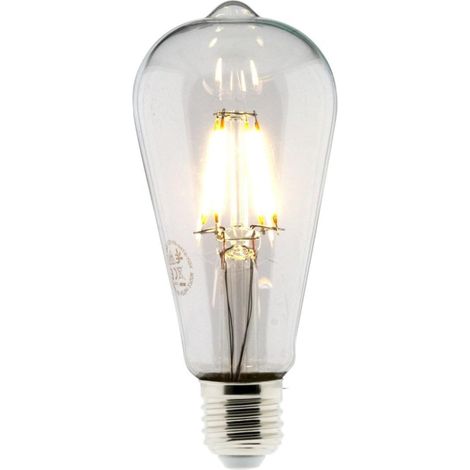 Ampoule déco filament LED ST64 4W E27 400lm 2700K - Blanc chaud (1/3)