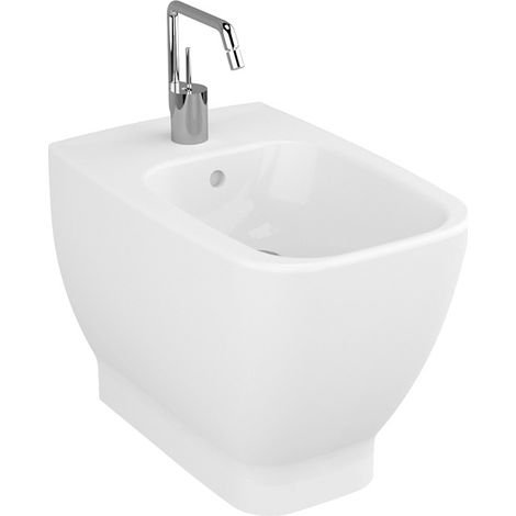 Bidet a pavimento filo muro in ceramica - Serie Shift (1/3)