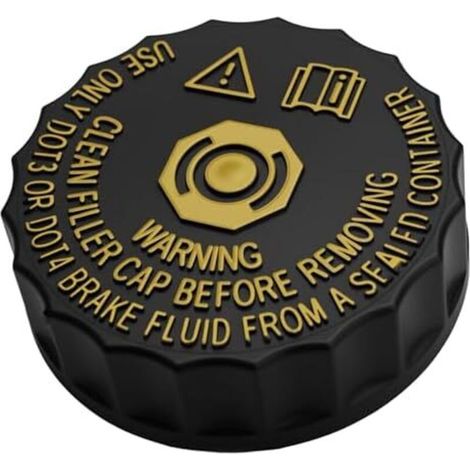 Bouchon de Réservoir Liquide Frein pour Citroën Peugeot 206, 207, 307, 308, 408, 508, C2, C3-XR, C4, C5, 2008, 3008, 301 Protection Anti-Poussière Optimale (OE:1613328880) - (1/5)