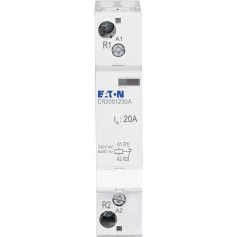 Contactor de instalación, 20 A, 230 V CA, 1NC CR2001230A