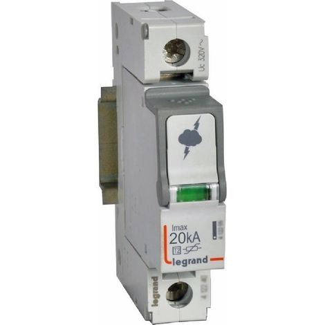412220 Legrand - Parafoudre Unipolaire De Type 2 Autoprotégé - 20 Ka    - Report De Signalisation (1/2)