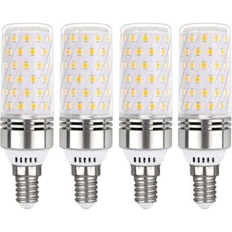 Ampoule E14 Mais LED 16W Blanc Neutre 4000K, 1450LM, Équivalent Halogène E14 100W, 360° Lumiere, AC 220V, Ampoule E14 LED Mais Neutre pour Lampe Plafonnier, non-dimmable, lot de 4 (1/4)