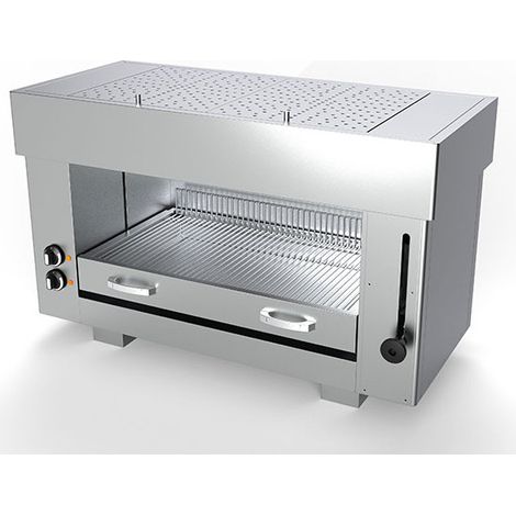 Salamandre électrique avec 2 éléments chauffants, 6,4 kW 960x430x600 mm - VIRTUS