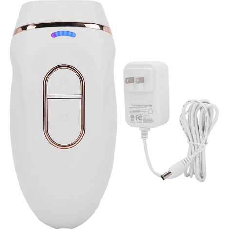 Appareil d'épilation IPL permanent pour femme 5 vitesses, épilateur domestique portable blanc, 100-240V avec prise US (1/5)