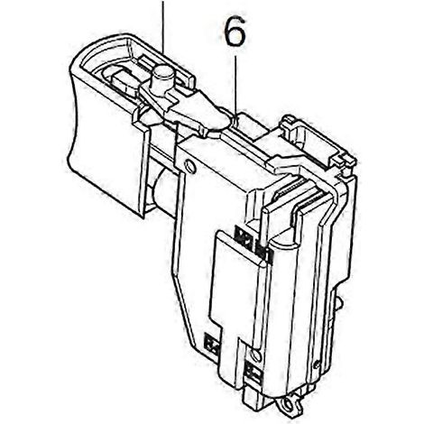 Interruptor para 650753-7 6507545 DHP482 DF482D DDF482 DDF482RME Edición 0724