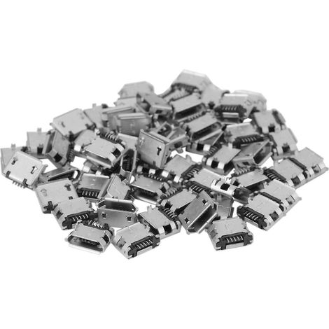 60 connecteurs Micro-USB B femelles 5 broches à montage en surface (SMT) SMD DIP (1/5)