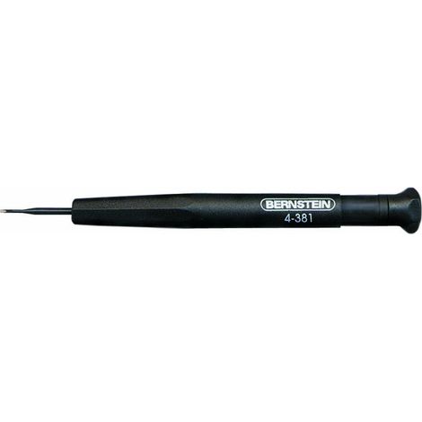 BERNSTEIN Tools for Electronics 4-380-10 Uhrmacher-Schraubendreher Klingenbreite: 1 mm