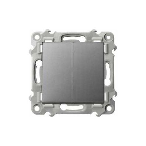 Connettore per candelabro zaffiro grigio