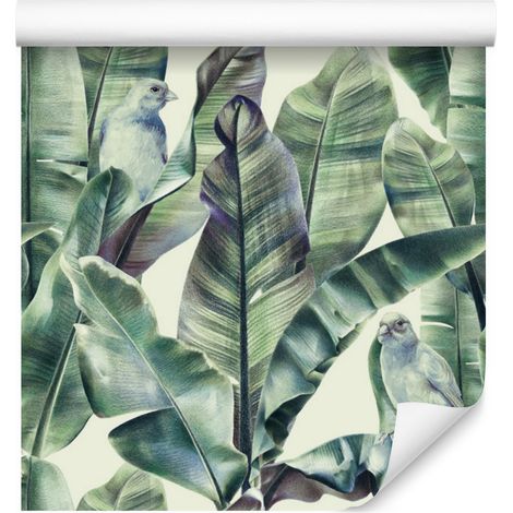Papel pintado decorativo con estampado para salón y dormitorio, 50x1000 cm. (1/5)