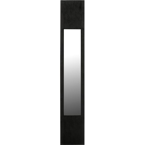 Miroir Mural en Bois "Hiram" 150cm Noir
