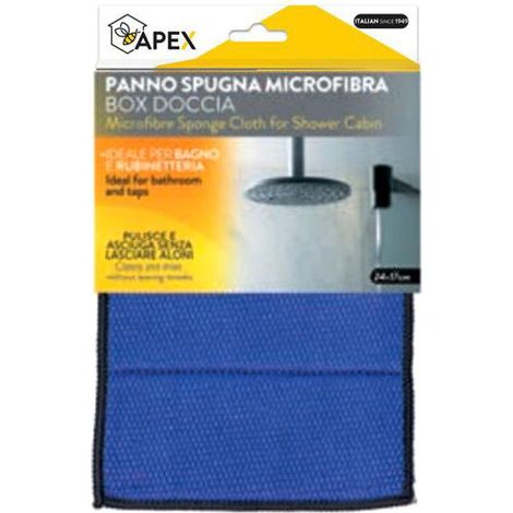 Paño de microfibra para ducha de 24x17 cm 15094 Apex