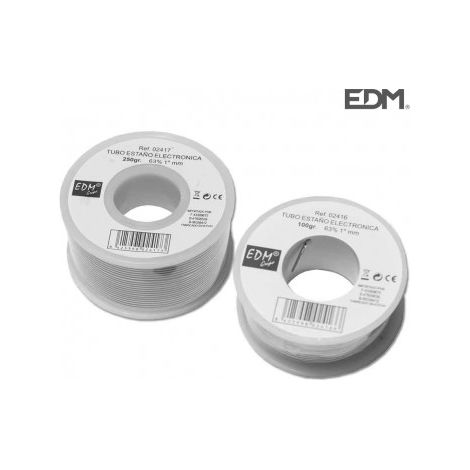 Hilo de Estaño para soldar EDM AA230B 1 mm 100 g Carrete