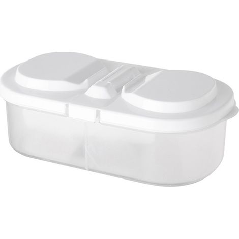 Boîte alimentaire à 2 compartiments, pour le stockage et le transport quotidiens à la maison ou en déplacement.-AquaForge