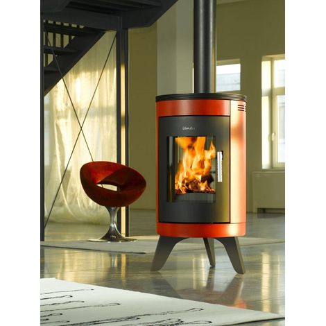 Kaminofen TYP10164-CITY schwarz/schwarz, 7 kW