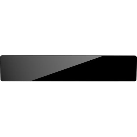 Radiateur connecté Plinthe 1500W Verre massif Noir astrakan CAMPAVER Nativ - INTUIS - K161425 (1/5)