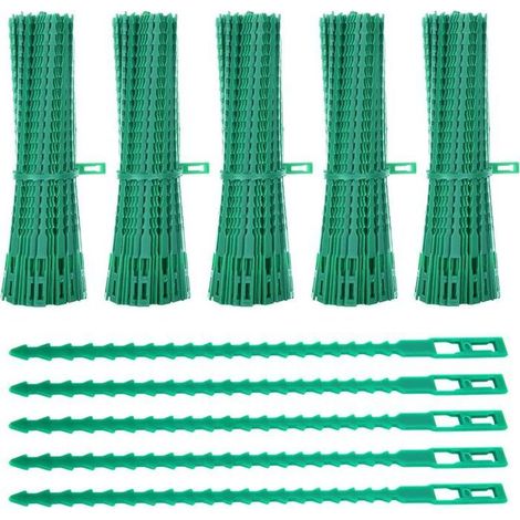 Lien pour végétaux,Lot de 600 Attaches de Plantes, 23CM Attaches de Jardin Réglable Liens de Serrage en Plastique pour Jardin (1/5)