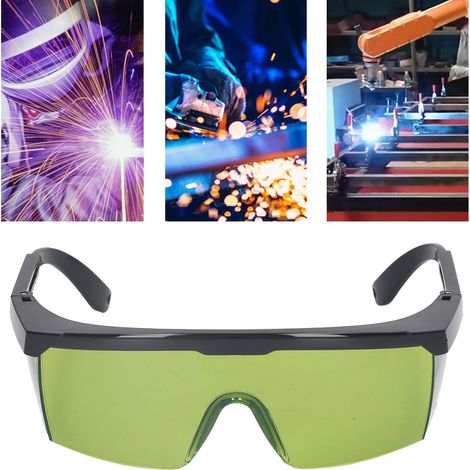 Lunettes de protection télescopiques vert clair IR3.0 pour le soudage à l'arc électrique. (1/5)