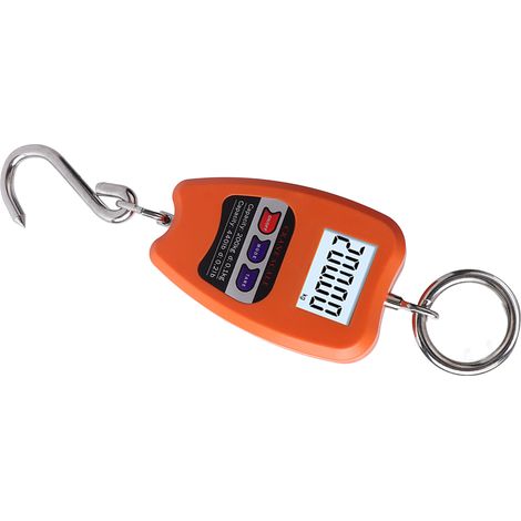 Balance électronique pour grue 200 kg, petite balance électronique sans fil à crochet, balance industrielle, orange (1/5)