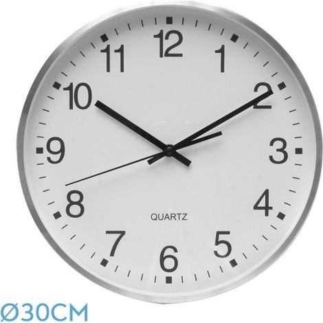Orologio da parete of team alluminio-bianco 30d movimento continuo (1/3)