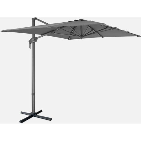 Parasol rectangular excéntrico, 3x2m (1/5)