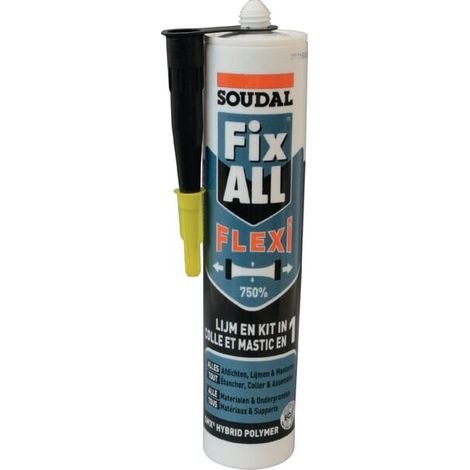 Soudal Fix ALL Flexi mastice-colla polimerico nero 290 ml