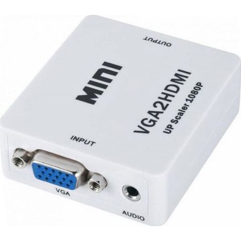 Adaptateur AV - - ZLA0795 - D-Sub (VGA) - HDMI - Jack 3,5 mm blanc
