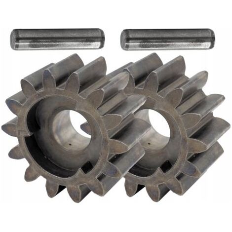 Pignons d'entraînement pour débroussailleuse – Jeu de 2 pignons 14 dents – Compatible VICTUS, NAC, AGROMA – Métal durable pour performance optimale
