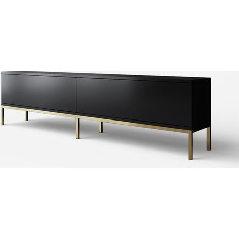 Mobili TV, tavolo TV, credenza bassa Stand Nero Gold (1/5)