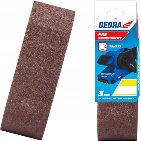 Correa sin fin de 60 g, 75 x 533 mm, juego de 3 piezas. (1/3)