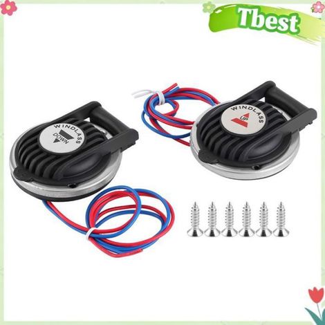 Tbest Commutateur de guindeau d'ancre Paire de Bateaux Marins Compacts – Commande Haut/bas, Treuils électriques moto coffret (1/5)