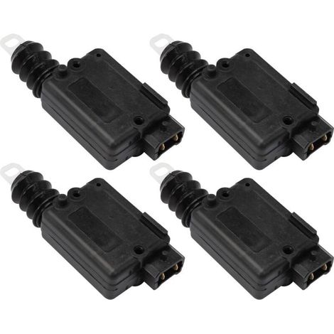 4 × Moteur Centralisation de Porte ou Coffre pour Clio 2 Duster Logan Sandero, Actionneur de Verrouillage Central pour Megane Scénic Trafic Twingo Espace Kangoo Master 2 7701039565 (1/5)