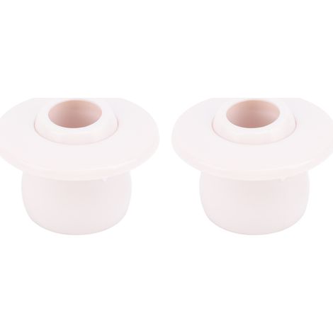 2 Raccords Jet Spa PVC Diamètre 20mm – Buse Globe Oculaire pour Piscine Jacuzzi Tuyau 40mm, Sortie Eau Directionnelle et Confortable