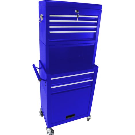 CAIziArmoire à outils à roulettes, 6 boîtes à outils roulantes interchangeables (1/5)