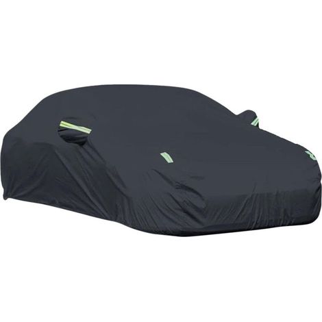 Housse de Voiture intégrale avec Bandes réfléchissantes de sécurité, Contre Le Vent, la Pluie et la Neige, Toutes Saisons, Taille Universelle, imperméable, Anti-poussière et (1/5)