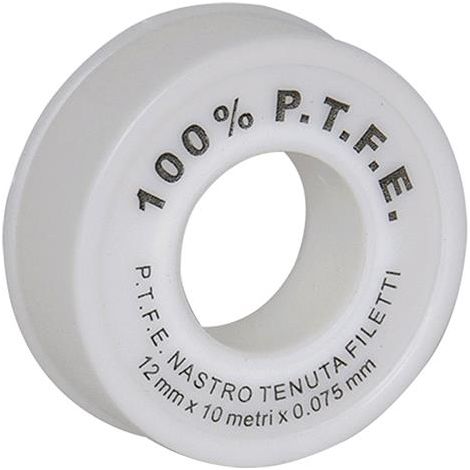 Nastro Teflon 1/2' X 12 Mt. (Cf. 10 Rt.)