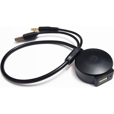 Bluetooth Adapter Compatible with Mini Cooper BMW Car Apple Android Phone Music AUX 3.5 Wireless Cable Capable Devices (1/5)