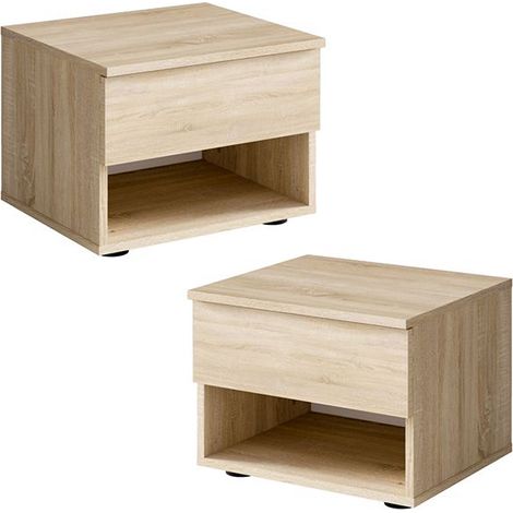 Nachttisch 2er Set in Eiche FAIDO-166 (1/2)
