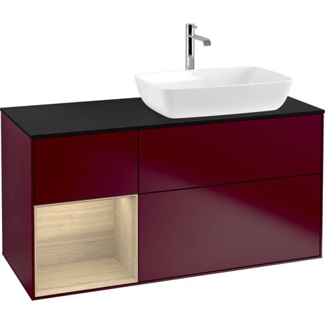 Villeroy & Boch F802PCHB Meuble sous-lavabo Finion F80 (1/2)