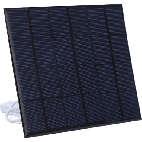 (Vidéo disponible) Chargeur solaire 3,5 W 6 V, batterie externe solaire pour téléphones portables (Spécifications du fournisseur : 165 x 135 mm) (1/5)
