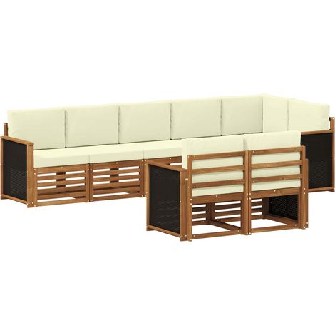 Set divani Legno di Acacia Massello vidaXL (1/5)
