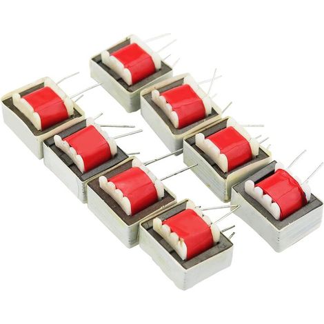 Lot de 10 transformateurs audio EI14 600:600 ohms 1:1 EI14/EI-14, transformateurs d'isolation audio haute efficacité pour transformateurs (1/5)