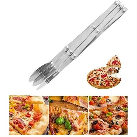 Coupe-pizza - Non spécifié - Roulette à Pizza - Acier inoxydable - 3 roues - 24.53.2cm (1/4)