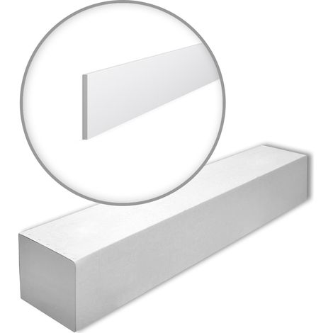NMC FL9-box WALLSTYL Noel Marquet 1 Scatola 16 pezzi Battiscopa fregio design classico senza tempo bianco 32 m
