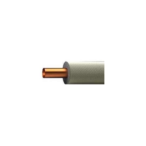 Tubo preaislado doble para aire acondicionado (rollo)  Medidas: 1/4"-3/8" X 20 m.