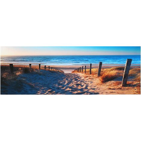 Green Mobility-Tableau Toile Mural Art Ocean Beach Nature paysage photo sans cadre 40120cm (1/5)